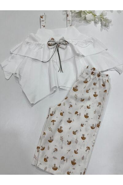 Esterella DEVOJČIČKI SET SA KRAVATAMA I MAŠNAMA/TENKE KRAVATE PE Pamučni džer...