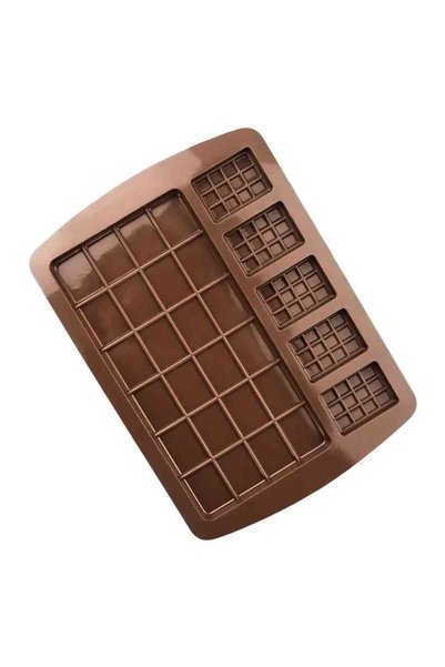 Getshopmini Chocolate Mold Tablet Rectangular Waffle Mold Silicone Mold GT1222