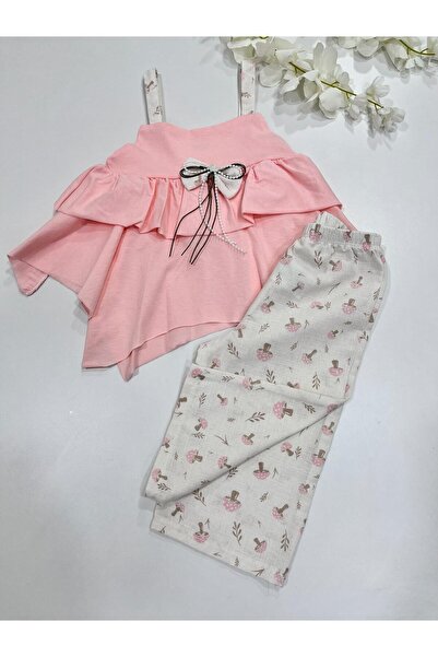 Esterella DEVOJČIČKI SET SA KRAVATAMA I MAŠNAMA/TENKE KRAVATE PE Pamučni džer...