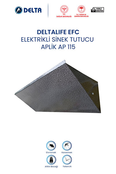 Delta Market DeltaLife Elektrikli Sinek Öldürücü Yapışkan Plakalı UV Lambalı ...