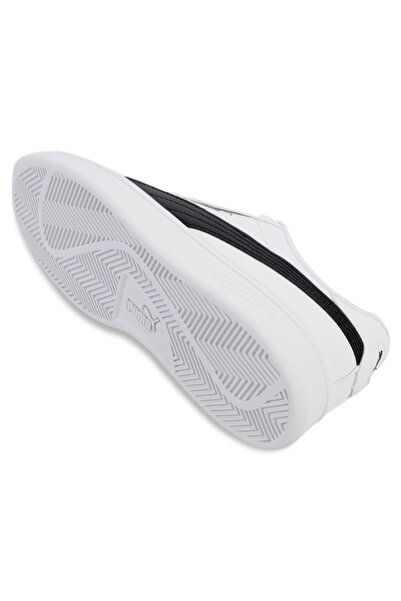 Puma Smash 3.0 Buck Erkek Çocuk Spor Ayakkabı 36-40 Numara Beyaz