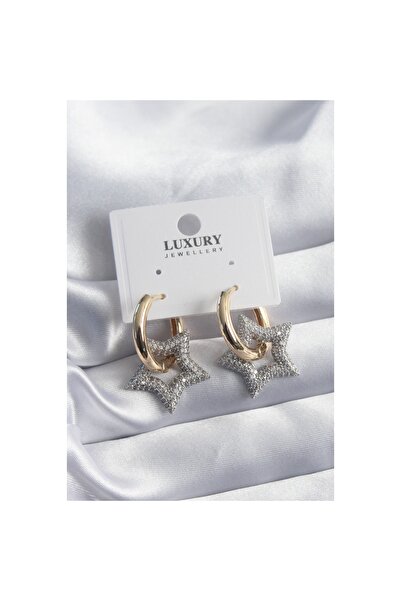 Clariss Findit النحاس الذهب اللون هوب الزركون حجر الفضة نجمة نموذج Vi?p سلسلة...