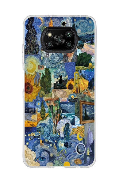 Magic Ring Poco X3 Pro / X3 NFC Uyumlu Vincent Van Gogh Sanatsal Tasarımlı Şe...