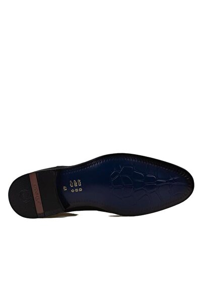 Fosco Siyah Lazer Kesim Neolit Erkek Klasik Ayakkabı