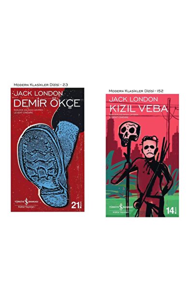 TÜRKİYE İŞ BANKASI KÜLTÜR YAYINLARI Jack London - Demir Ökçe - Kızıl Veba