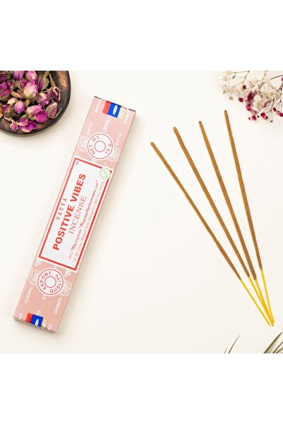 satya Positive Vibes Masala Organik Çubuk Tütsü - Pozitif Enerji ve Arınma