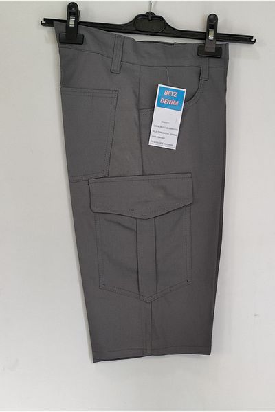 BeyzDenim dark gray shorts capris below the knee pants large size