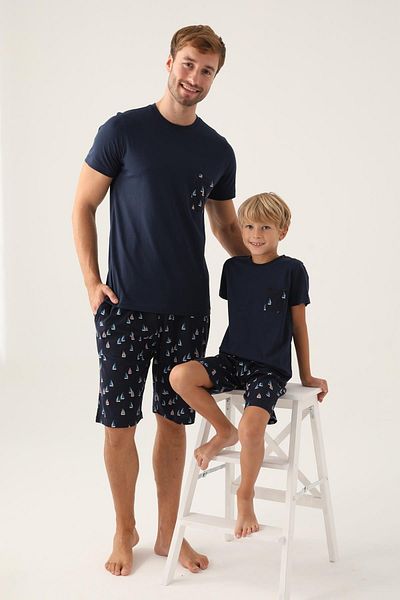 Arnetta Σετ σορτς Father Son, (διαφορετική τιμή), 100% βαμβάκι
