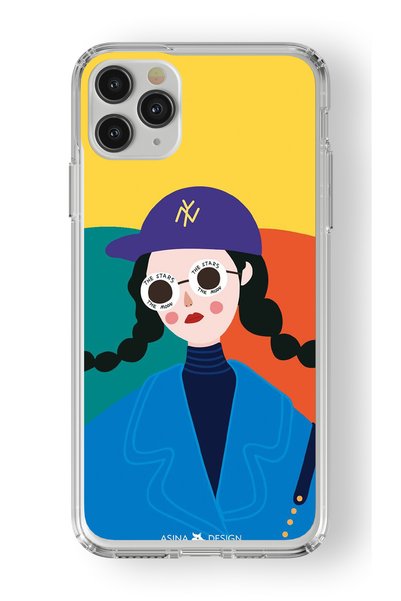 Multitronic حافظة شفافة مطبوعة بتصميم ناقلات متوافقة مع هاتف Iphone 11 Pro Max