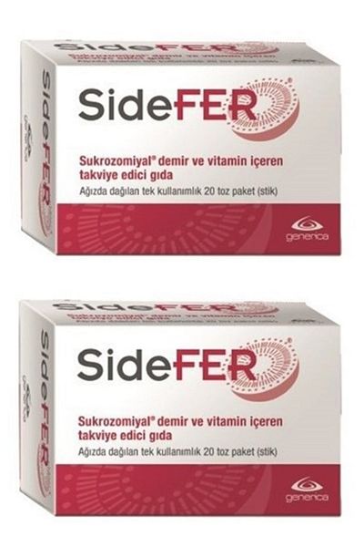 Sidefer 20 Powder Packets X2