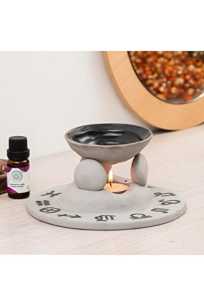 Mitr El Yapımı Burç Temalı Buhurdanlık (Özel Tasarım)