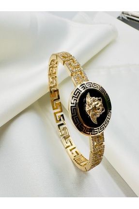 Adel Gold 14 Ayar Alt n Kad n Ta l Mds Zikzak Desen Kelepce Bilezik 18 91 gr Fiyat Yorumlar Trendyol