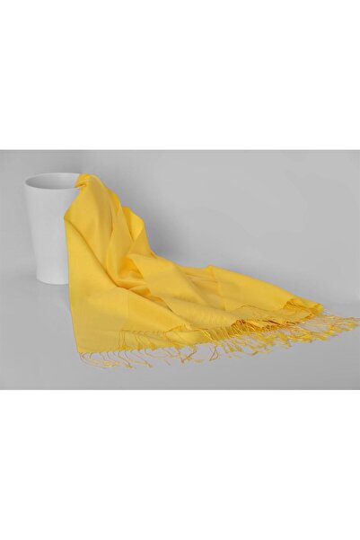 ARMANDA Double Sided Solid Color Silk Shawl 3011-Yellow