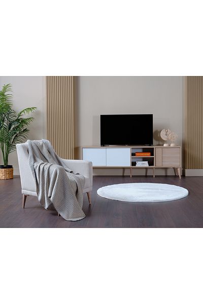 Doqu Home Gray Sapphire Tv Blanket