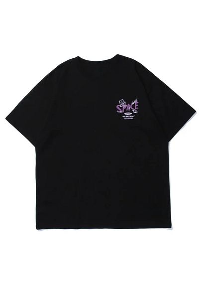 Köstebek Space Cute Cartoon Planets (Unisex) T-Shirt