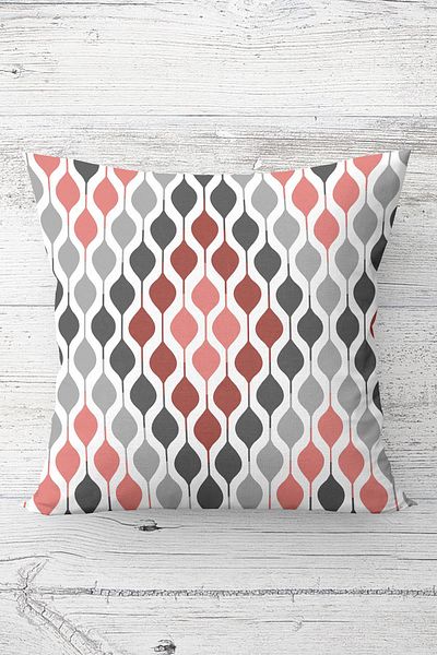 Premier Home Throw Pillow Case Red 43x43
