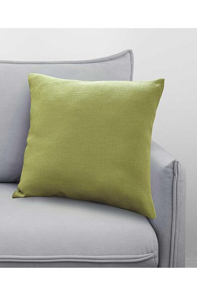 Melodie Linen Throw Pillow Light Green 50x50 Cm