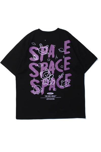 Köstebek Space Cute Cartoon Planets (Unisex) T-Shirt