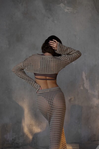 BOHEMAİ Fustă de nurcă Moș Crăciun