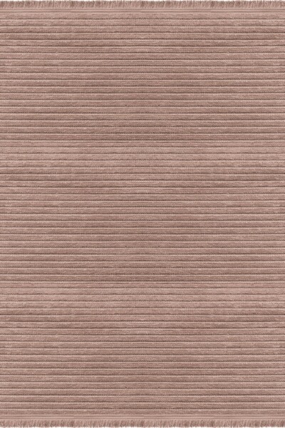 Halıstores Lia 8251 Vizon Yumuşak Dokulu Modern Sade Tasarım Saçaklı Salon Ha...