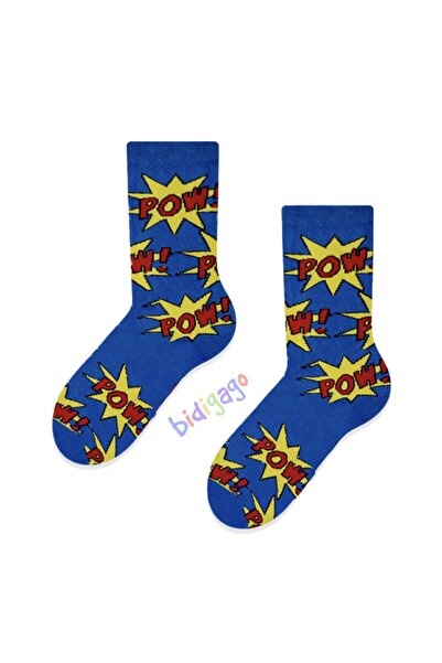 Bidigago Pow Patterned Unisex Children's Socks