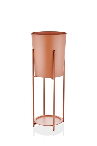 The Mia Suelo Vazo & Saksı Terracota 35x35x93 Cm