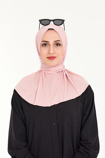 Sensu Γυναικείο Hijab Ready Snap Hijab Bonnet Shawl