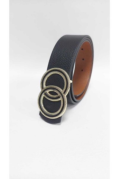 Kemerix Reversible Women's Belt Set - Pack of 2