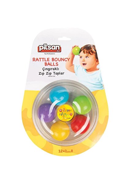 PİLSAN لعبة بيلسان 03-356 كرات نطاطة خشخشة تعليمية