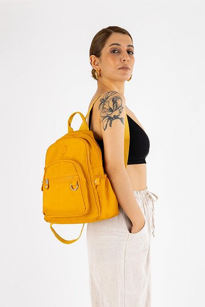 Getcho Nevva Crinkle Fabric Women's Backpack