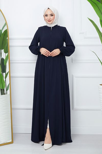 InStyle Piece Mevlana Fabric Ferace - Navy Blue