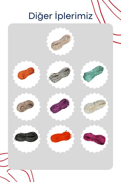 YAPIŞKAN STORE Υψηλής ποιότητας χάρτινη τσάντα σχοινί 50 μέτρα όλα τα χρώματα διαθέσιμα