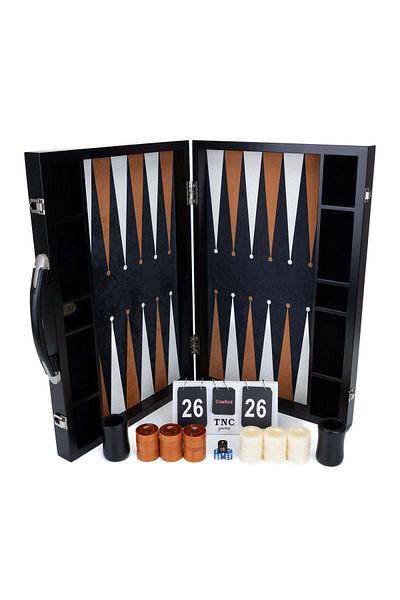 Tamer Tanca Unisex Vegan Black Backgammon