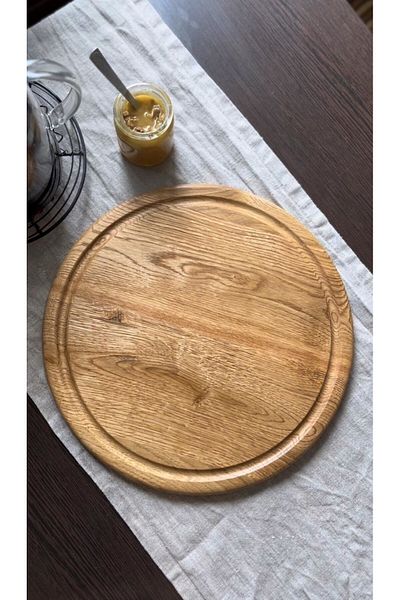 Esci Design Wooden Plate - Wooden Presentation Plate - Under Plate - Trend Plate - Wooden Presentation Plate - Cake Plate
