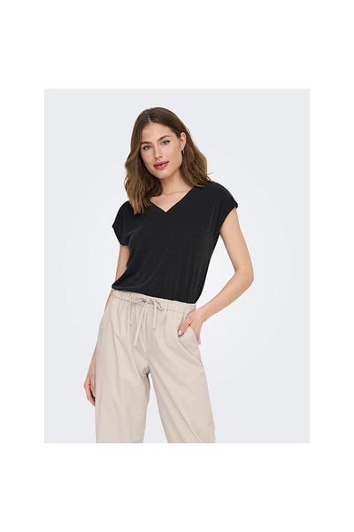 ONLY Onlfree Life S/S Mod V-Neck Top Jrs Noos Women's T-shirt