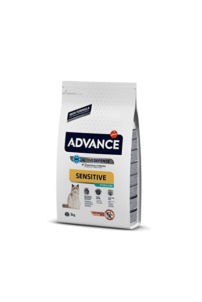 Advance Cat Sterilized Salmon Sensitive 3kg Kısırlaştırılmış Kedi Maması