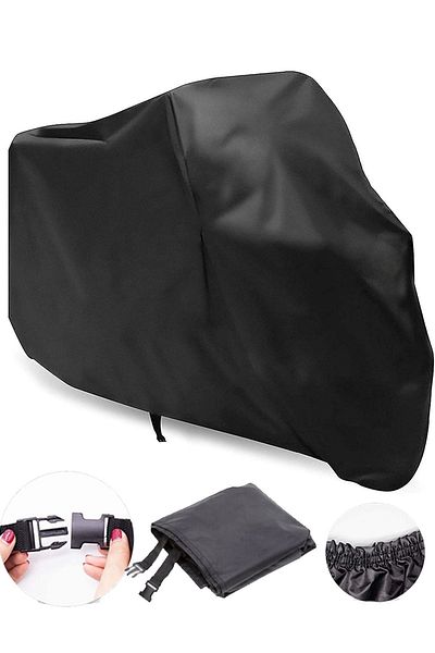 gaman 4 Season Waterproof Motorcycle Tarpaulin with Phosphor Stripe and Buckle