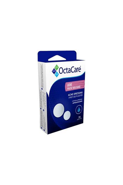 Octacare Hypoallergenic Hydrocolloid Practical Acne Acne Patch 36 Pieces - 1 Box