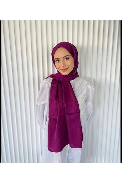 Misa Purple Qubbe Shawl - Model Design