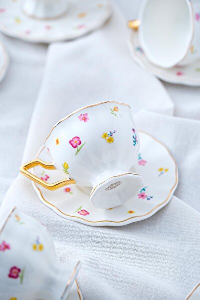 ACAR Camilla 6 Kişilik Kahve Fincanı Takımı - 90 ml