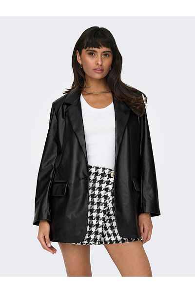ONLY ONLLANA L/S OVS FAUX LEA ΜΠΛΕΖΕΡ TLR NOOS
