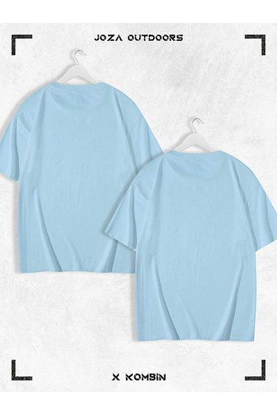 Joza Outdoors Bear Panda Printed Lover Oversize Tshirt - Unisex Σετ 2 τεμαχίων