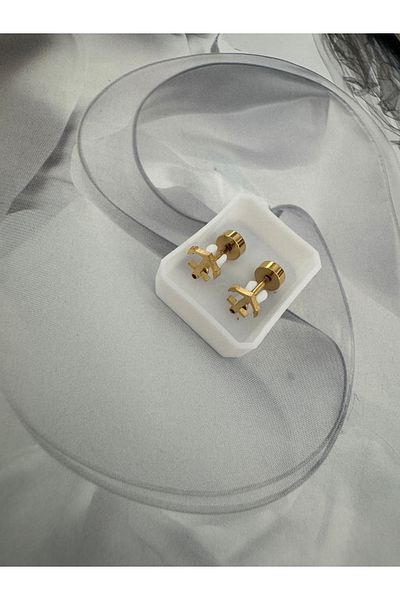 Miliva Gold Tragus Earrings| Double Tragus Earrings