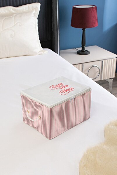 Serstil Geantă De depozitare cu dungi roz cu imprimare de dimensiuni mini 30 ...