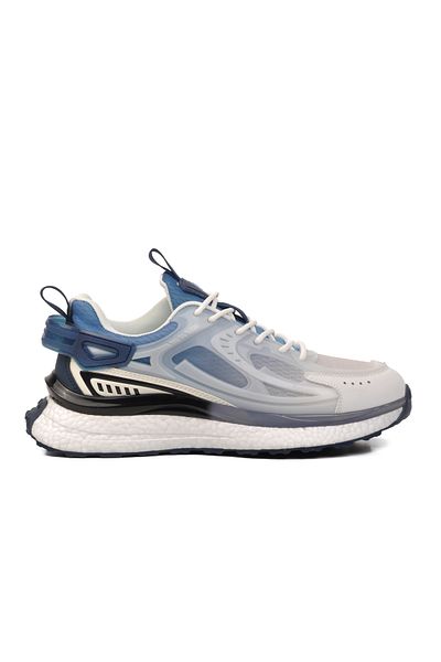 Pierre Cardin PCI-10105 White-Blue Men's Sports Shoes