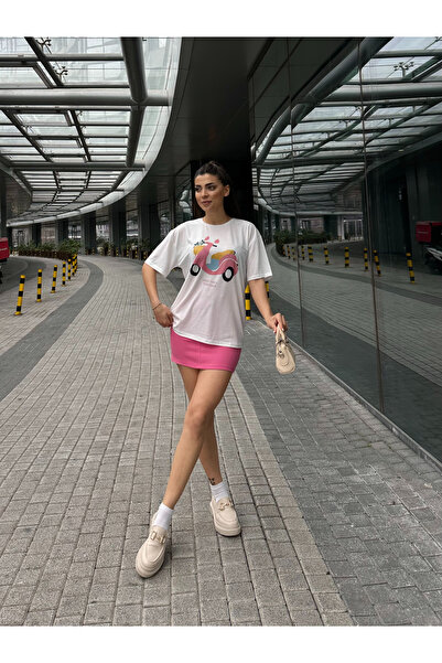 Fiori Футболка з принтом скутера