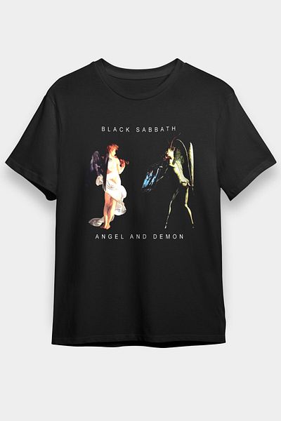 tf tişörtfabrikası Μαύρο μπλουζάκι Unisex Black Sabbath T-Shirt