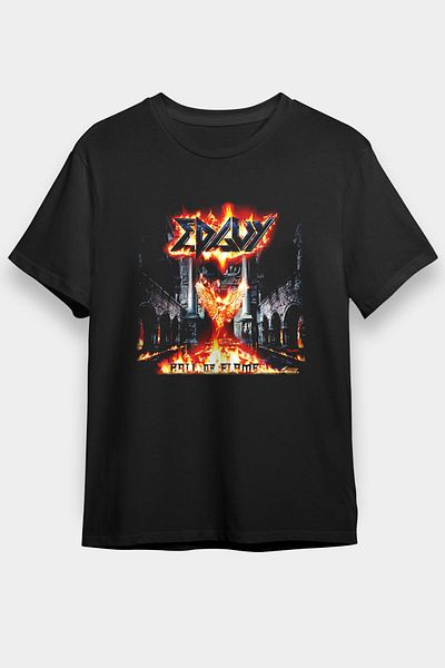 tf tişörtfabrikası Μπλουζάκι Edguy Μαύρο Unisex T-Shirt