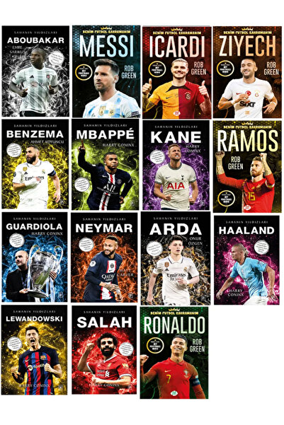 Efsane Yayınları Sahanın Yıldızları RONALDO MESSİ HAALAND ( Büyük Poster Stck...