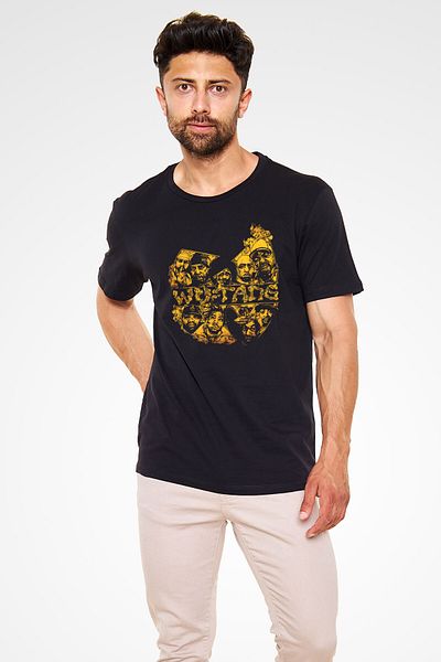tf tişörtfabrikası Μπλουζάκι Wu-Tang Clan Μαύρο Unisex T-Shirt